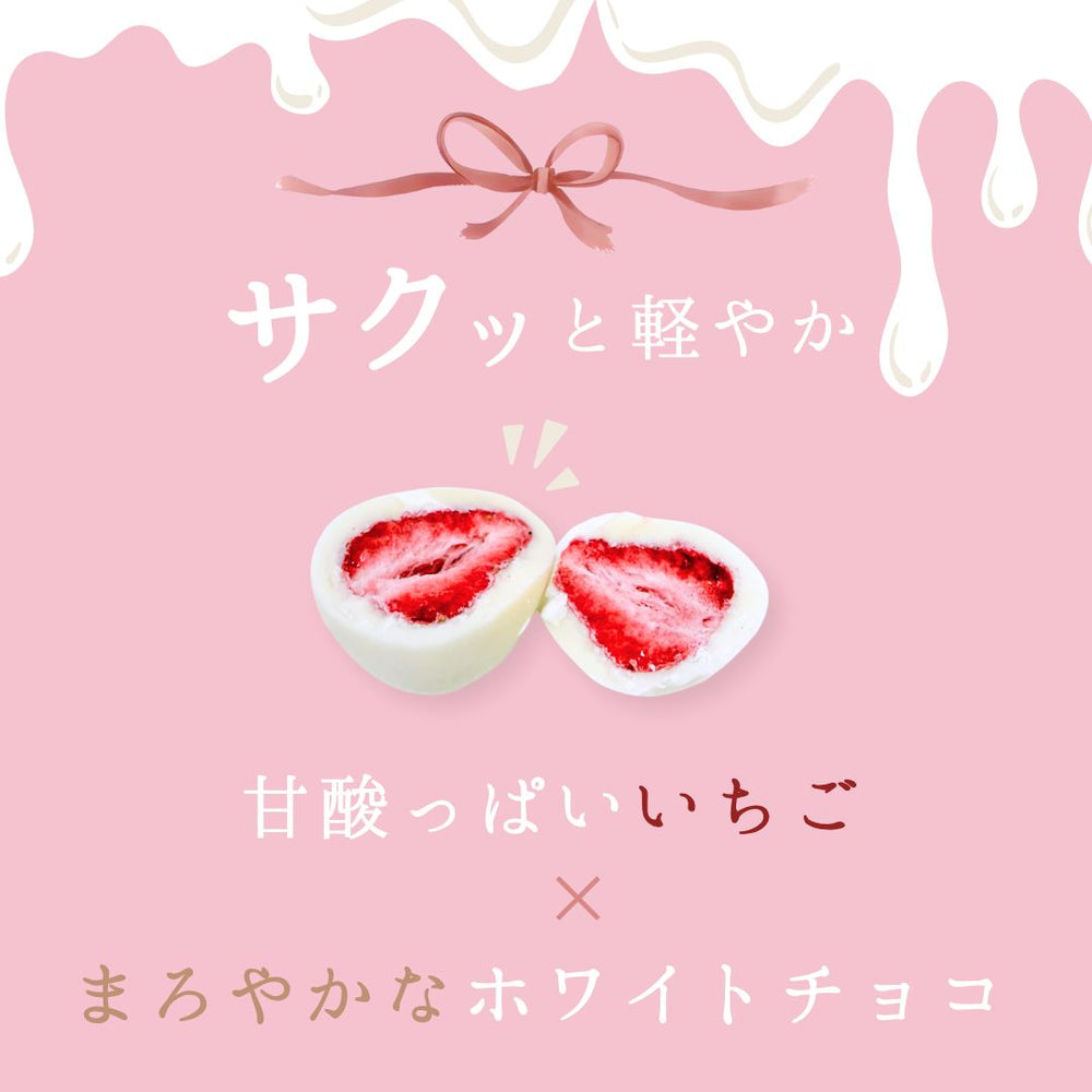 フリーズドライストロベリーホワイトチョコ リアライズプラニング 145ｇ×2袋 ◇ クール便