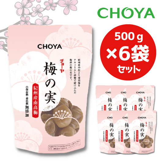 梅酒のうめ チョーヤ 500g×6袋