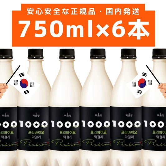 1000億プリバイオマッコリ BSJ 750ml×6本