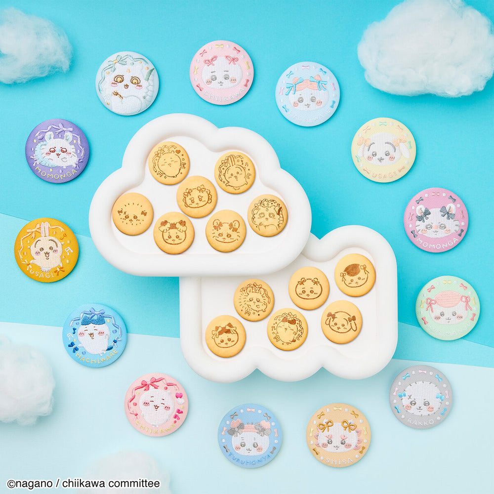ちいかわ　刺繍缶バッジビスケット2　12個(1BOX) バンダイ