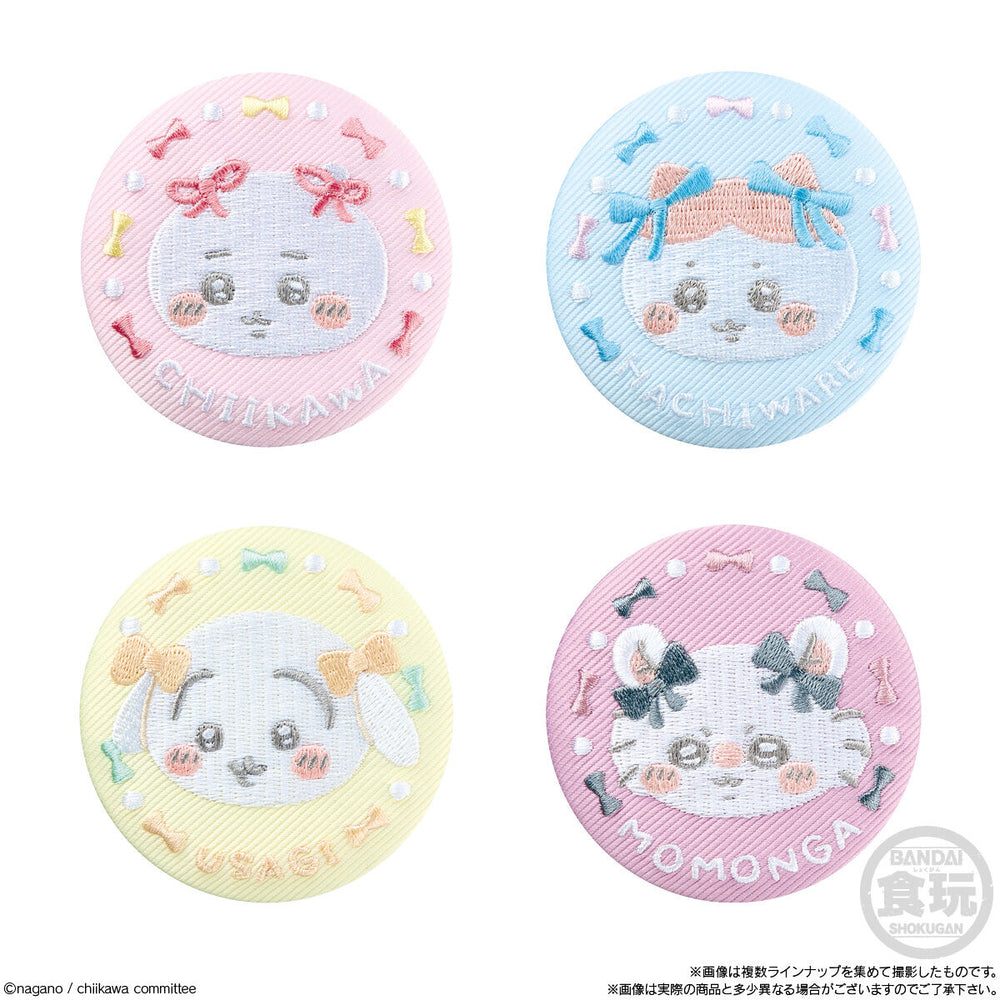 ちいかわ　刺繍缶バッジビスケット2　12個(1BOX) バンダイ