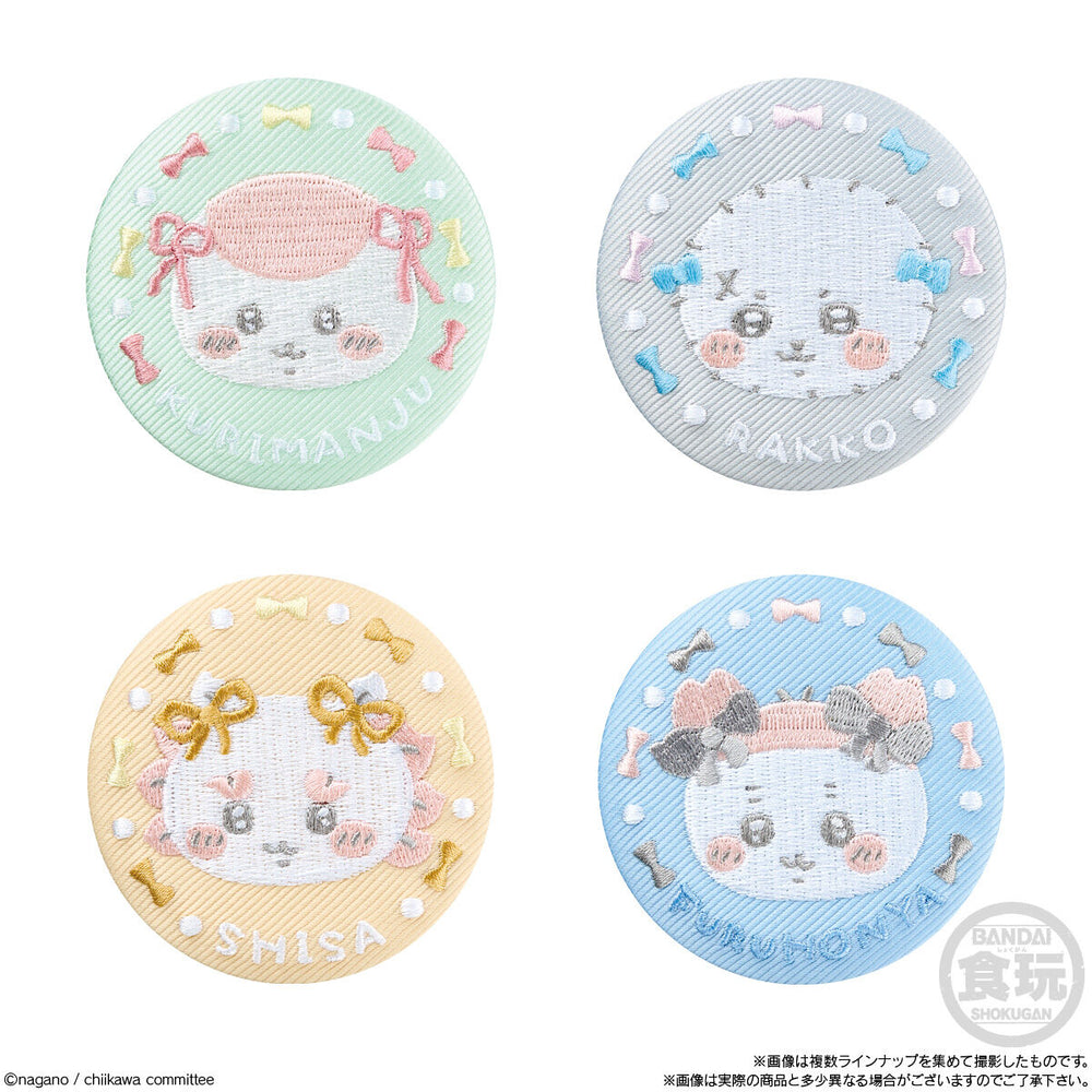 ちいかわ　刺繍缶バッジビスケット2　12個(1BOX) バンダイ