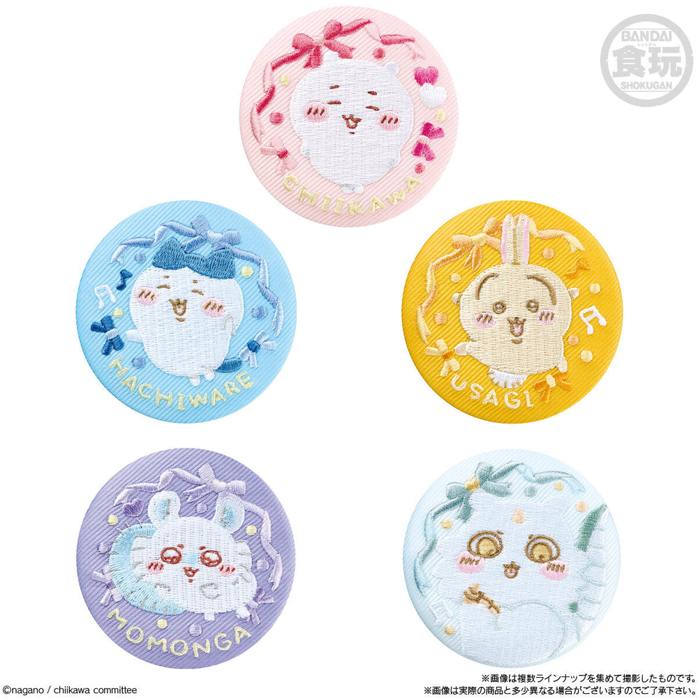 ちいかわ　刺繍缶バッジビスケット2　12個(1BOX) バンダイ