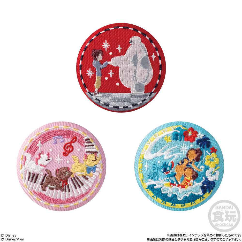 DisneyCharacters　刺繍缶バッジビスケット2　12個(1BOX) バンダイ
