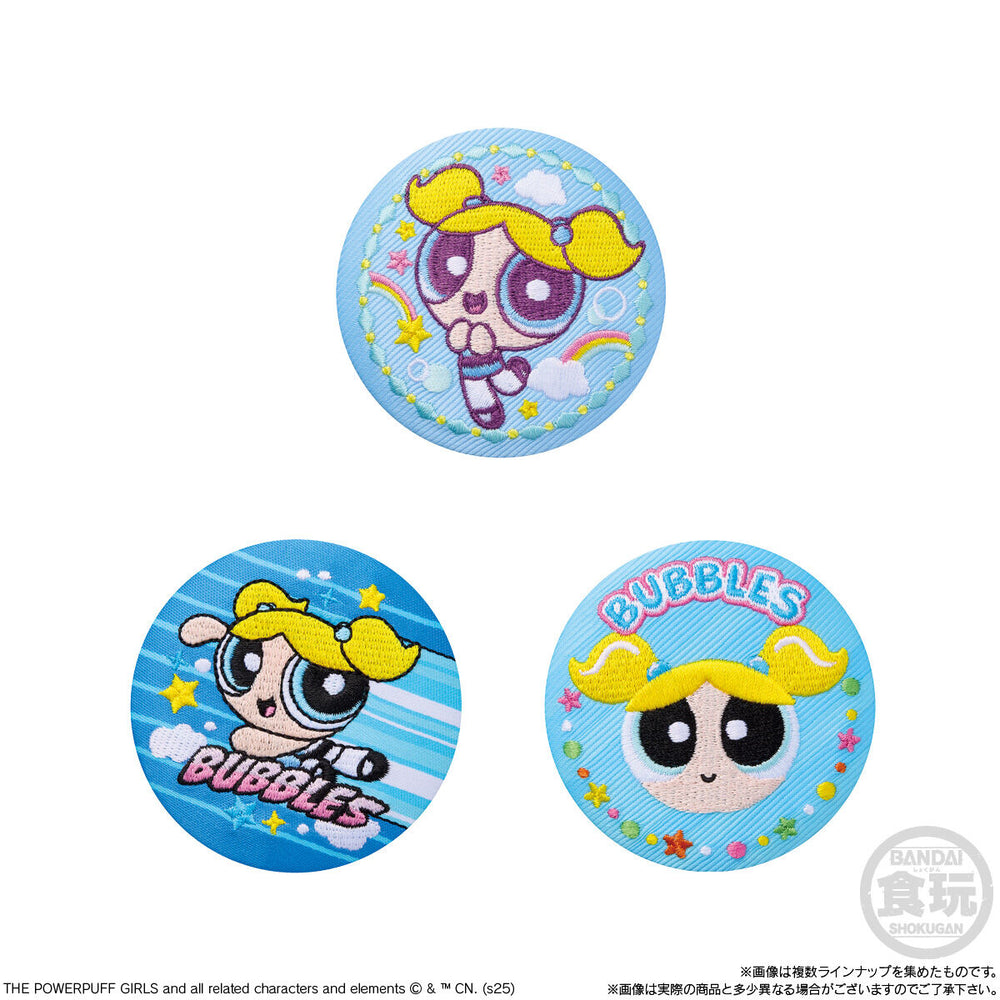 パワーパフガールズ　刺繍缶バッジビスケット　12個(1BOX) バンダイ