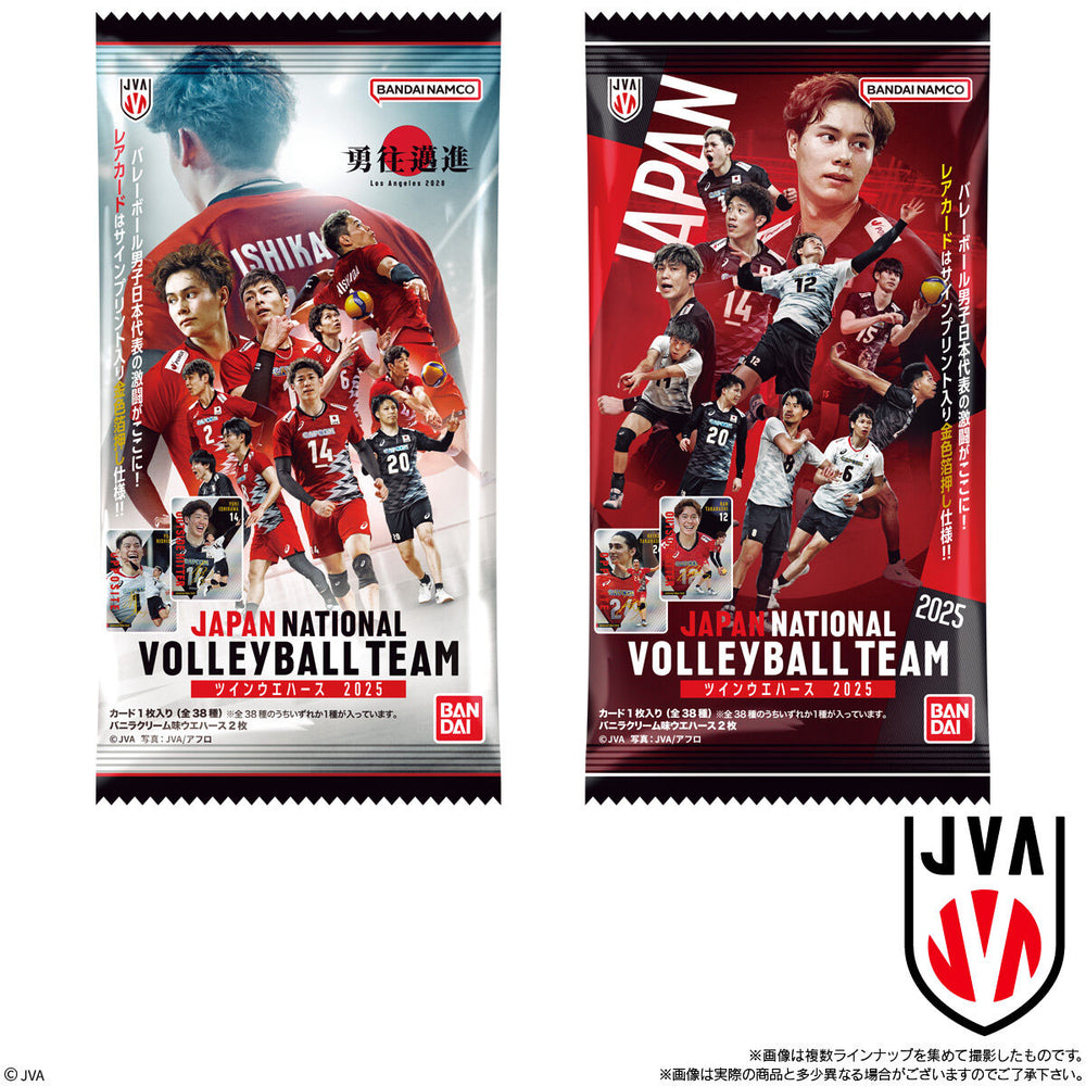 JAPAN NATIONAL VOLLEYBALL TEAMツインウエハース　2025　20個(1BOX) バンダイ