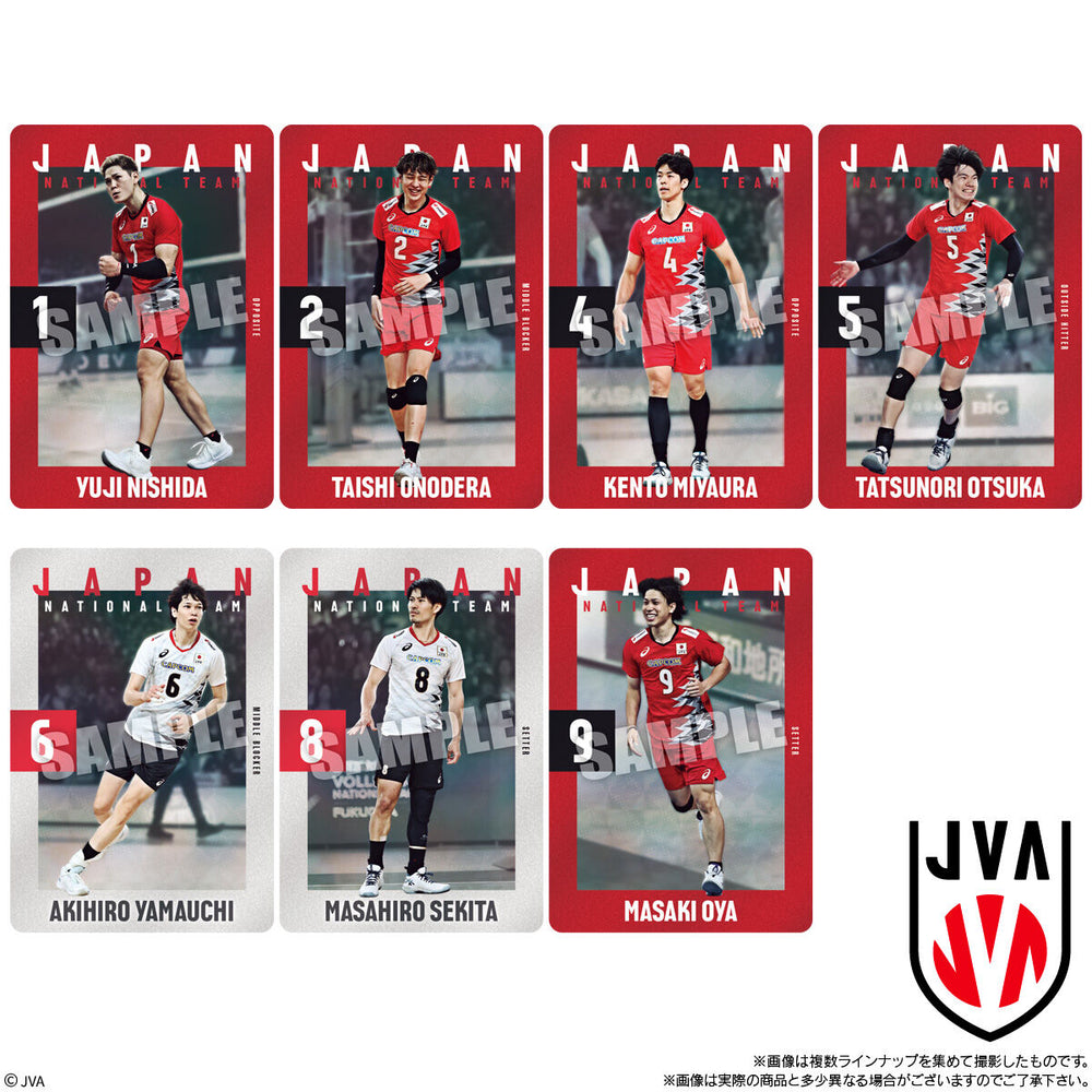 JAPAN NATIONAL VOLLEYBALL TEAMツインウエハース　2025　20個(1BOX) バンダイ